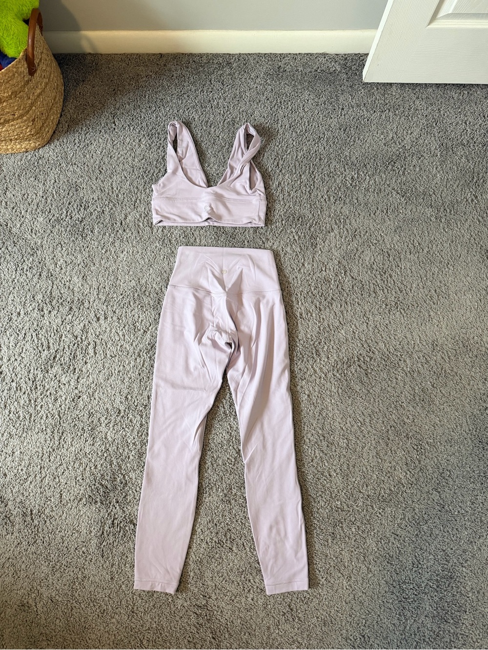 Lululemon Align Light Lavender V-Neck Sports Bra - Picture 8 of 9